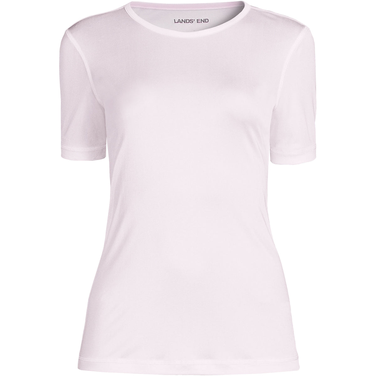 Women's Silk Interlock Short Sleeve Crewneck Long Underwear Thermal Baselayer Top