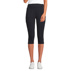 Women's Petite Starfish High Rise Pintuck Capri Pants