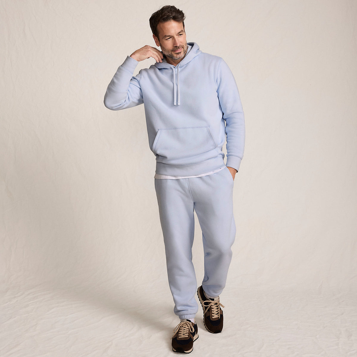 Men's Long Sleeve Serious Sweats Pullover Hoodie Sweatshirt