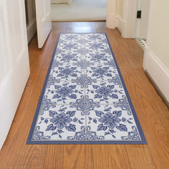 Matterly Skid Resistant Floral Floor Mat