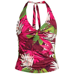 Women's Twist Halter Tankini Top