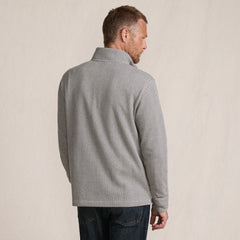 Men's Bedford Rib Casual Quarter Zip Pullover Sweater
