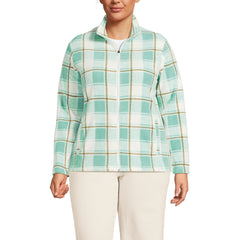 Women's Plus Size Anyweather Fleece Full Zip Print Jacket
