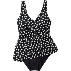 Women's Petite New SlenderSuit Wrap Swim Dress Swimsuit Print