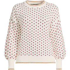 Women's Drifter All Over Jacquard Jersey Crew Neck Sweater
