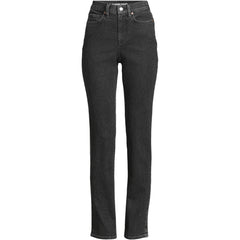 Women's Plus Size Recycled Denim High Rise Straight Leg Jeans
