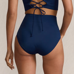 Women's Laser Cut Embroidered High Waist Bottoms