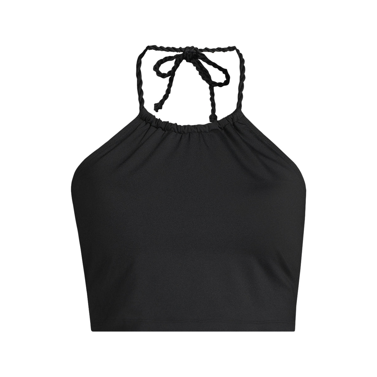 Women's Plus Size High Neck Halter Tankini Top
