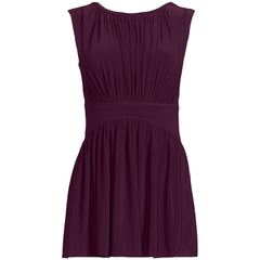 Women's High Neck Ruched Swim Dress