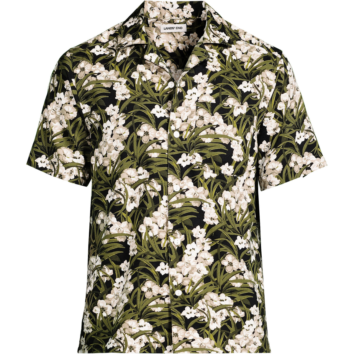 Men's Big and Tall Short Sleeve Hawaiian Camp Collar Shirt