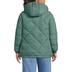 Women's Plus Size FeatherFree Insulated Diamond Quilted Jacket