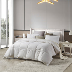 Farm to Home Organic Cotton Premium White Down Comforter
