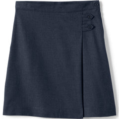 Girls Solid A-line Skirt Below the Knee