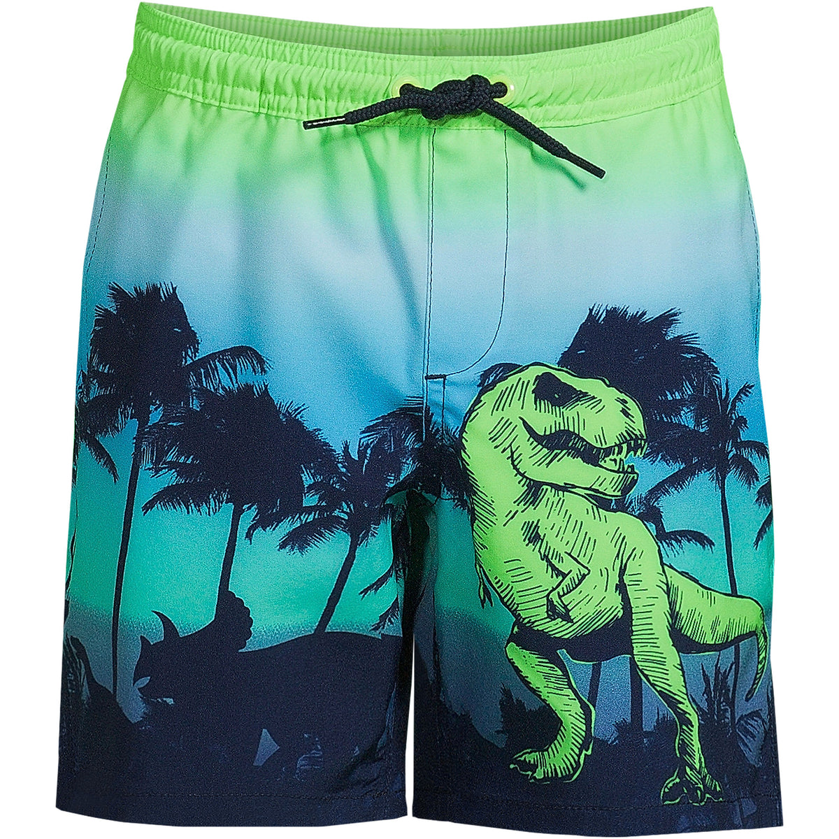 Boys Slim Active Stretch Swim Trunks