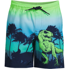 Boys Slim Active Stretch Swim Trunks