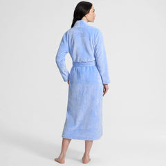 Women's Petite Cozy Plush Long Wrap Robe