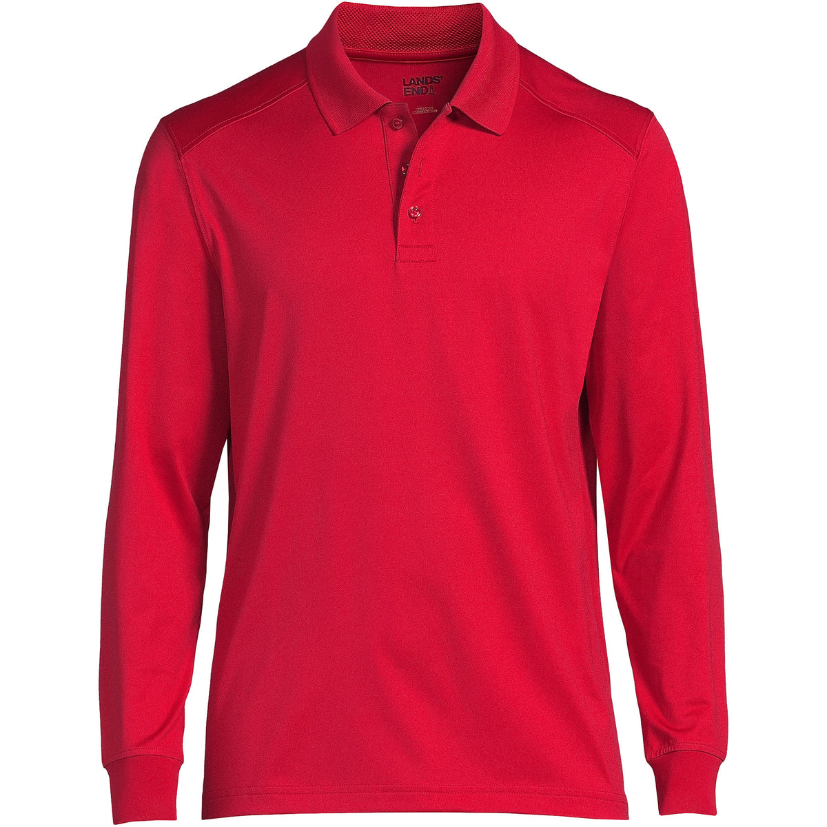 School Uniform Men's Long Sleeve Rapid Dry Polo Shirt