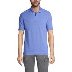 School Uniform Men's Short Sleeve Basic Mesh Polo Shirt