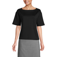 Women's Ponte Elbow Sleeve Shirt