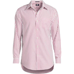 Men's Pattern No Iron Supima Pinpoint Straight Collar Dress Shirt