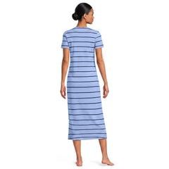 Women's Petite Cotton Short Sleeve Midcalf Nightgown