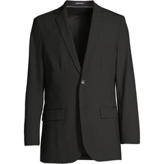 Men's Big Washable Wool 2 Button Traditional Fit Suit Jacket