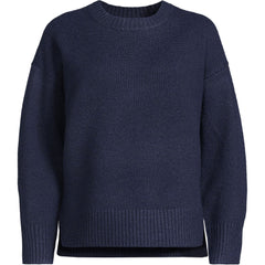 Women's Ultrasoft Crew Neck Hi Low Hem Tunic Sweater
