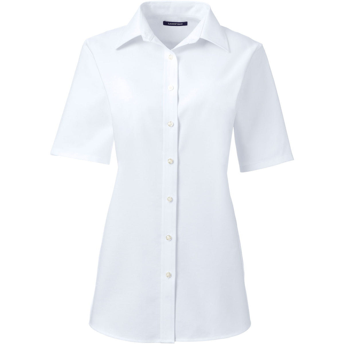 School Uniform Women's Plus Size Short Sleeve Oxford Shirt
