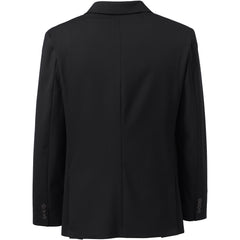 School Uniform Men's Washable Wool 2 Button Tailored Fit Suit Jacket