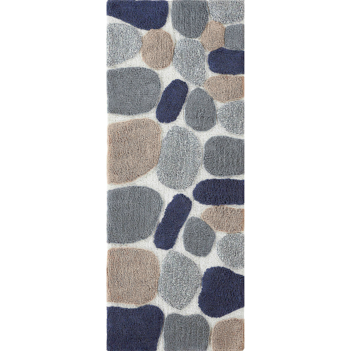 Chesapeake Pebbles Cotton Non-Skid 24''x60'' Bath Runner