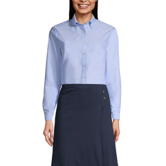 Women's Long Sleeve Oxford Dress Shirt
