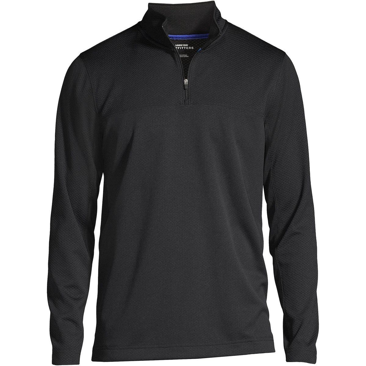 School Uniform Men's Textured Quarter Zip Pullover