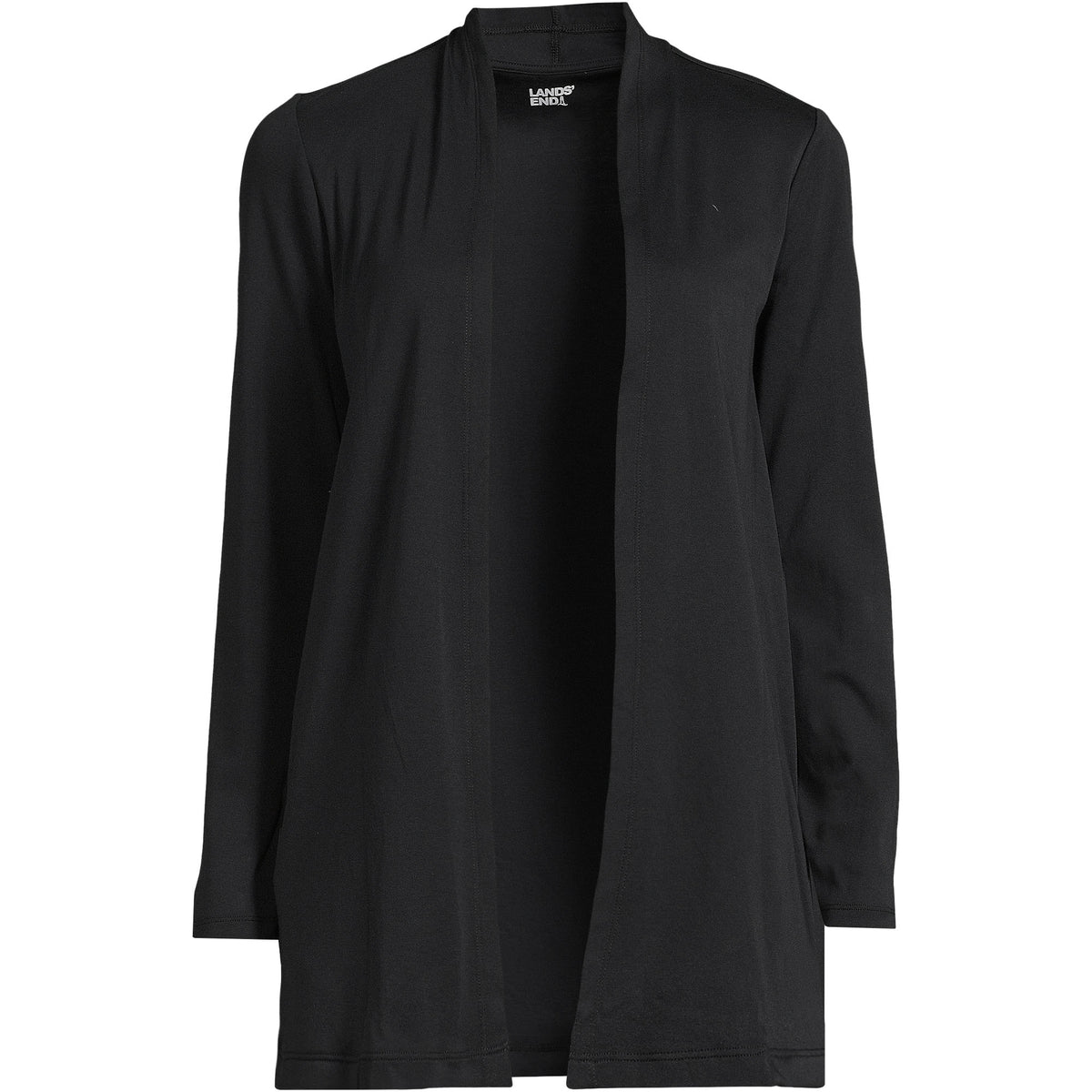 Women's Plus Size Long Sleeve Supima Micro Modal Open Cardigan Tunic