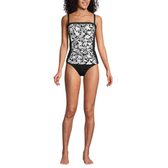 Women's D-Cup Bandeau Tankini Swimsuit Top