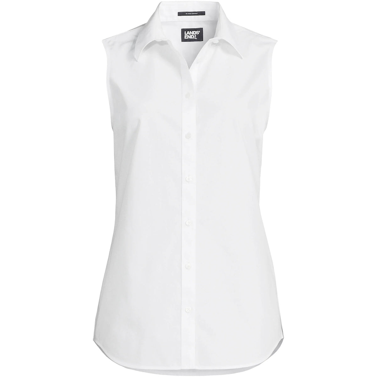 Women's Plus Size No Iron Sleeveless Shirt