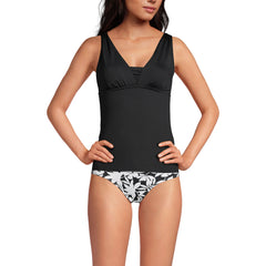 Women's Chlorine Resistant Tummy Control Grecian Tankini Swimsuit Top Adjustable Straps