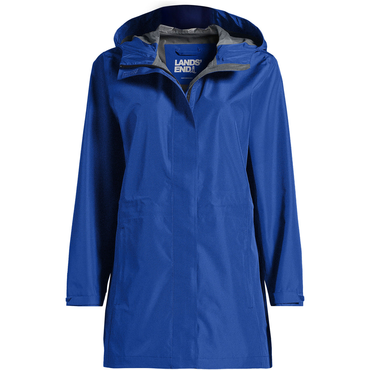 Women's Waterproof Hooded Packable Rain Jacket