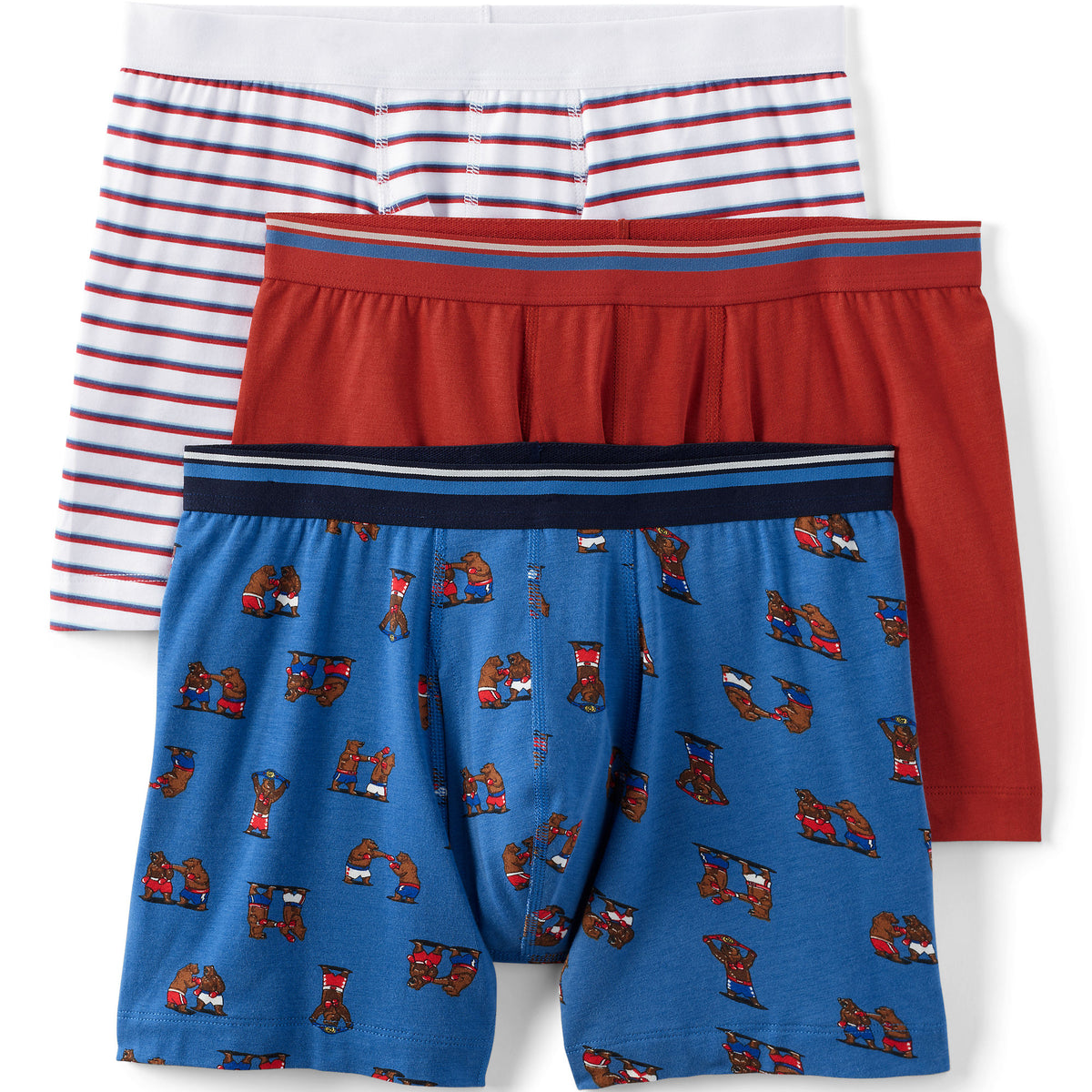Men's Big Comfort Knit Trunk - 4.5" Inseam 3 Pack