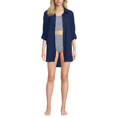 Women's New Button-Up Shirt Cover-Up Dress