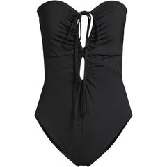 Women's Cut Out Multiway Halter High Leg One Piece Swimsuit