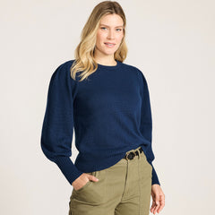 Women's Drifter Puff Sleeve Crew Neck Sweater