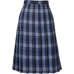 Women's Plaid Pleated Skirt Below the Knee