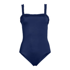 Women's Tugless Pleated Ruffle One Piece