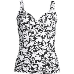 Women's Plus Size Sweetheart Wrap Underwire Tankini Top