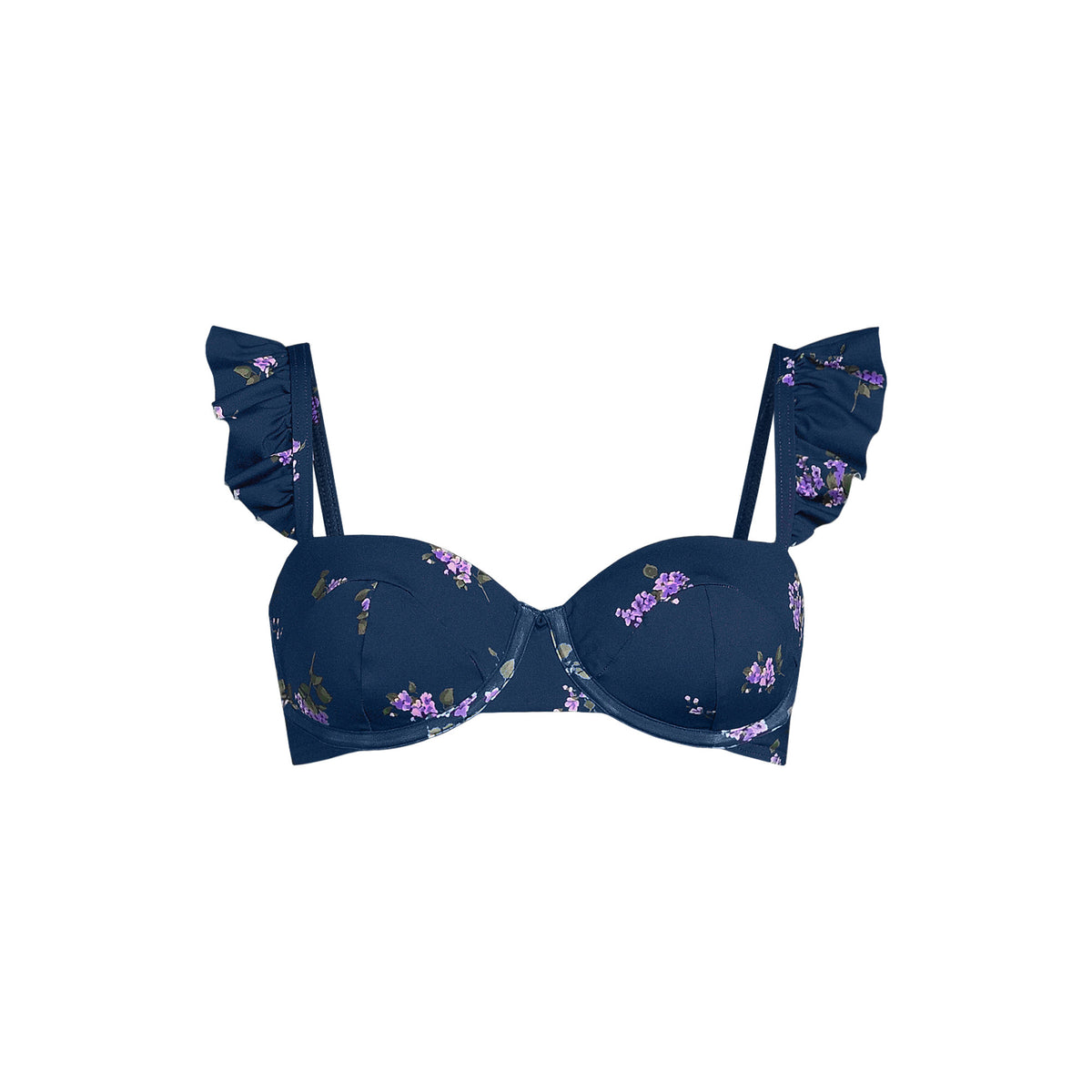 Women's Plus Size Balconnette Underwire Bikini Top