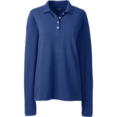 Women's Regular Long Sleeve Mesh Polo