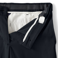 School Uniform Women's Petite Recycle Active Chino Comfort Waist Straight Leg Pants