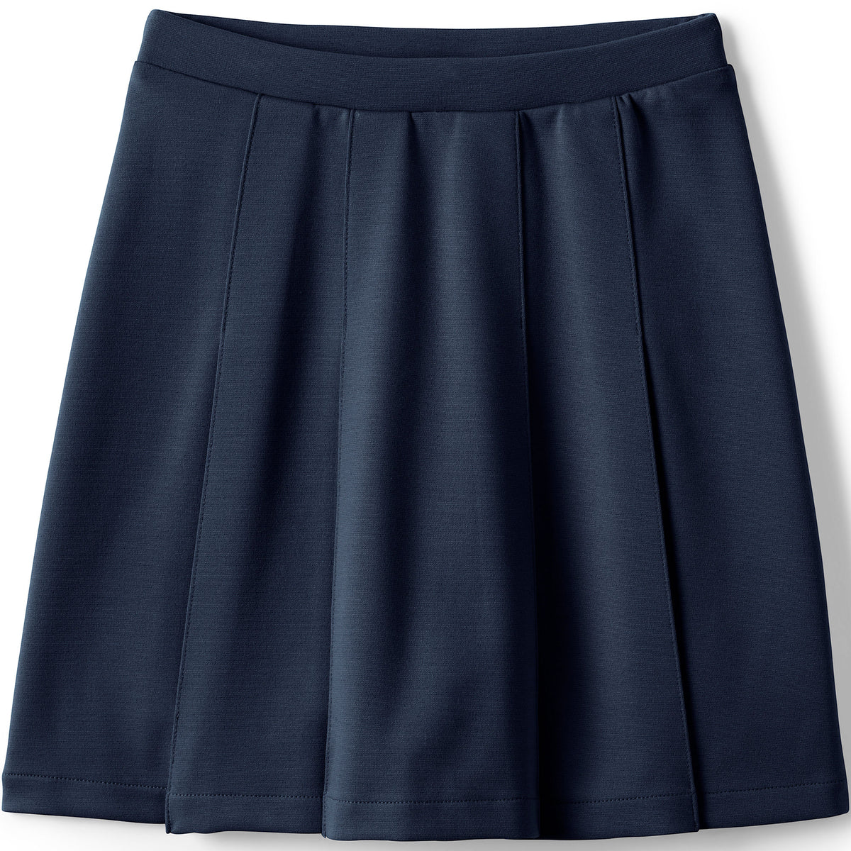 Girls Ponte Pleat Skirt Top of Knee