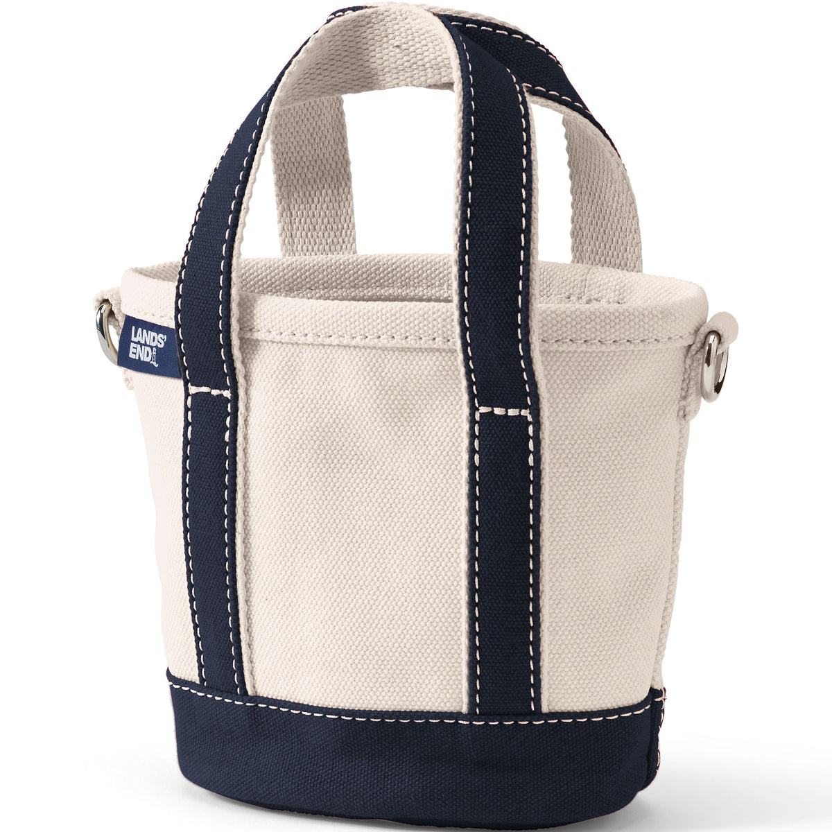 Mini Natural Open Top Canvas Tote Bag