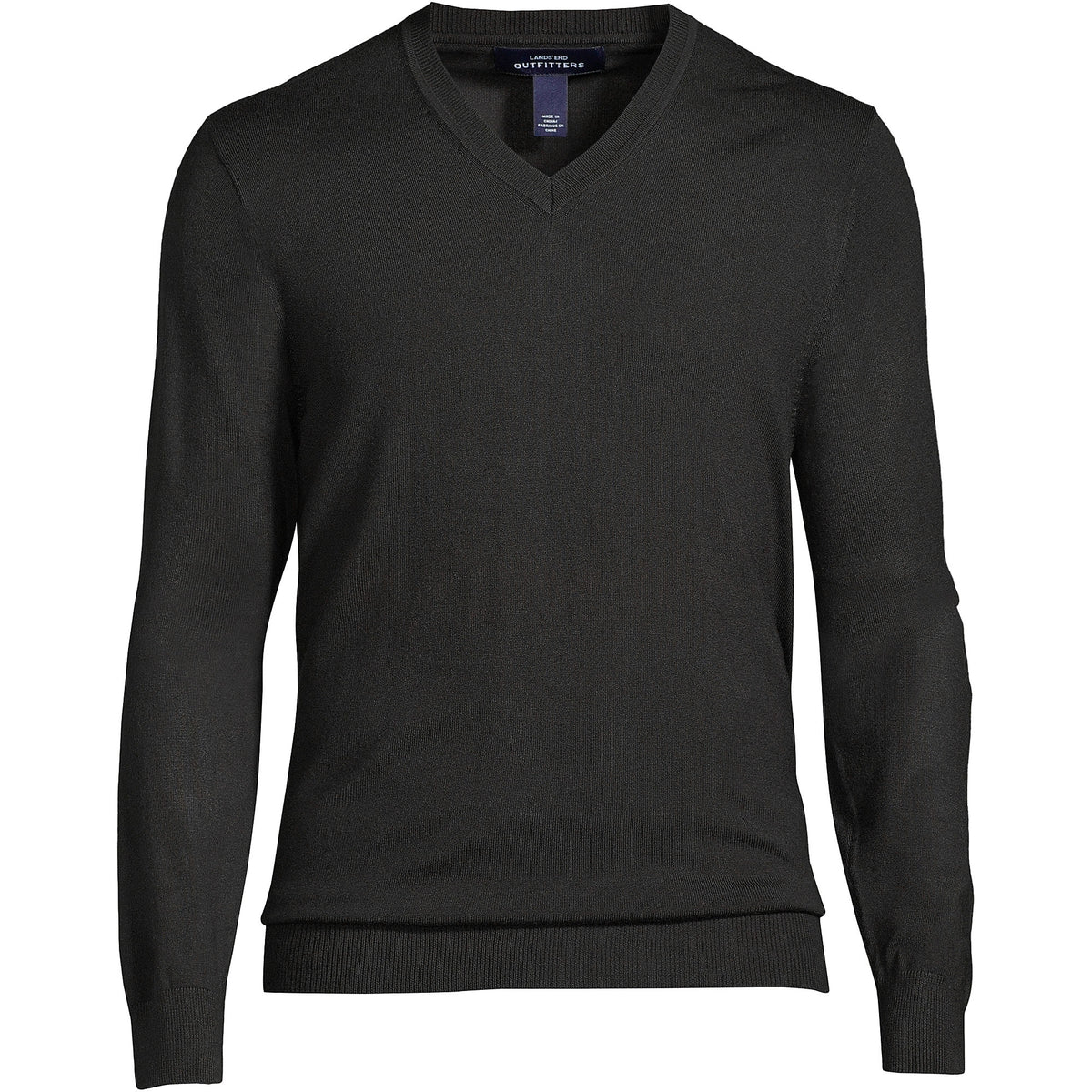 Men's Big Performance Long Sleeve Vneck Pullover Sweater